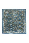 Indian Scarf - Leopard Klein Blue
