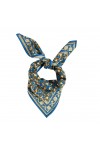 Foulard Indien Enfant - Léopard Bleu Klein