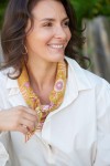 Petit Foulard Indien - Nehru Kiwi