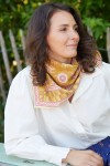 Petit Foulard Indien - Nehru Kiwi