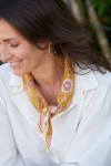 Petit Foulard Indien - Nehru Kiwi