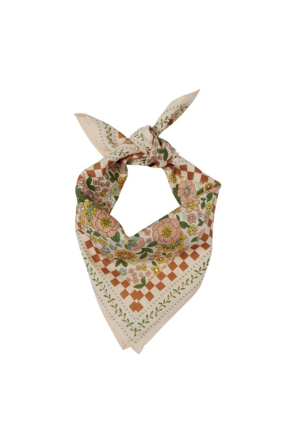 Foulard Indien Enfant - Amaia Rose/Corail - Bonheur du Jour