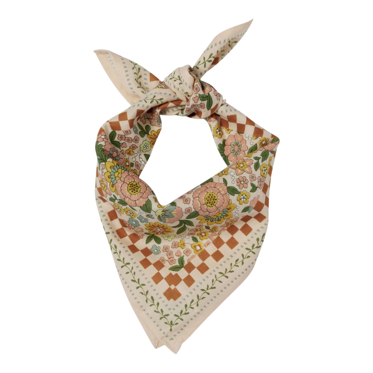 Foulard Indien Enfant - Amaia Rose/Corail - Bonheur du Jour