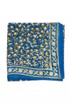 Indian Scarf - Leopard Klein Blue