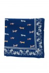 Foulard Indien - Teckel Indigo