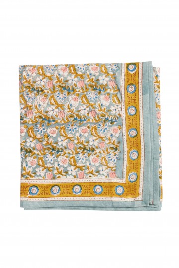 Foulard Indien - Absynthe Vert de Gris