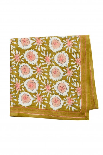 Foulard Indien - Margotte Olive