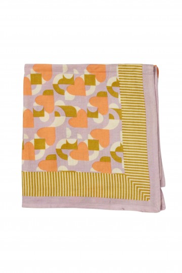 Indian Scarf - Love Mon Coeur Mauve