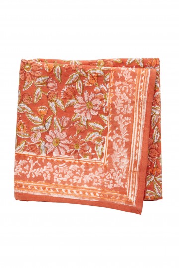 Foulard Indien - Meera Terracotta