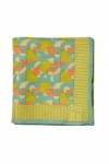 Indian Scarf - Love Mon Coeur Blue Green