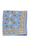 Indian Scarf - Leopold Blue