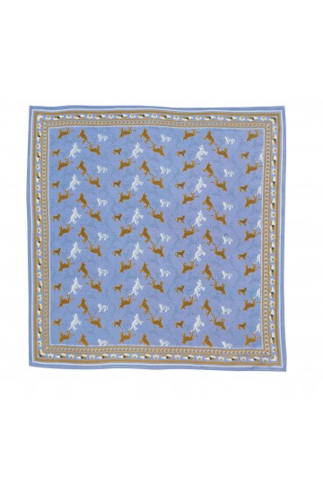 Foulard Indien - Leopold Bleu