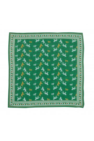Foulard Indien Enfant - Leopold Basilic