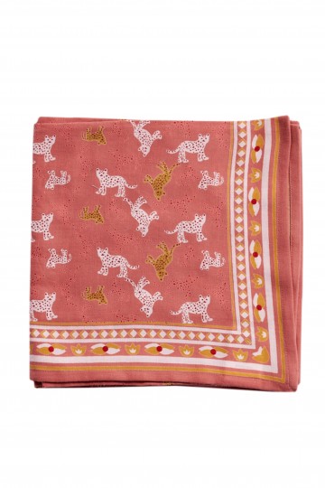 Foulard Indien - Leopold Bois de rose
