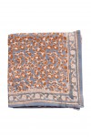 Foulard Indien - Léopard Blue