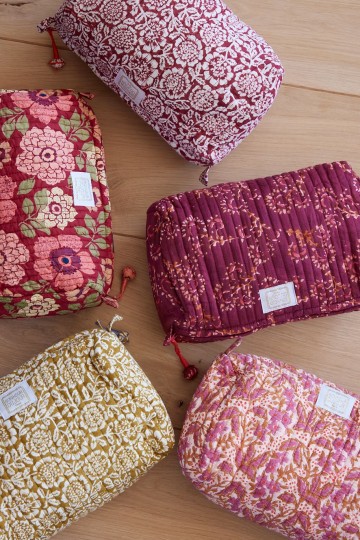 Trousse de toilette - Kamala Grenat