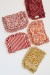 Small ruffled pouch - Nalini Pink - Bonheur du Jour
