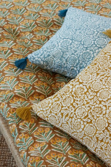 Housse de coussin - Kamala Bleu