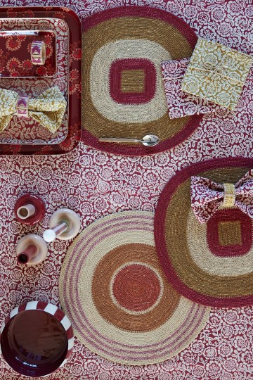 Table cloth - Kamala Grenat