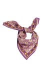 Small Indian Scarf - Dupatta Cassis