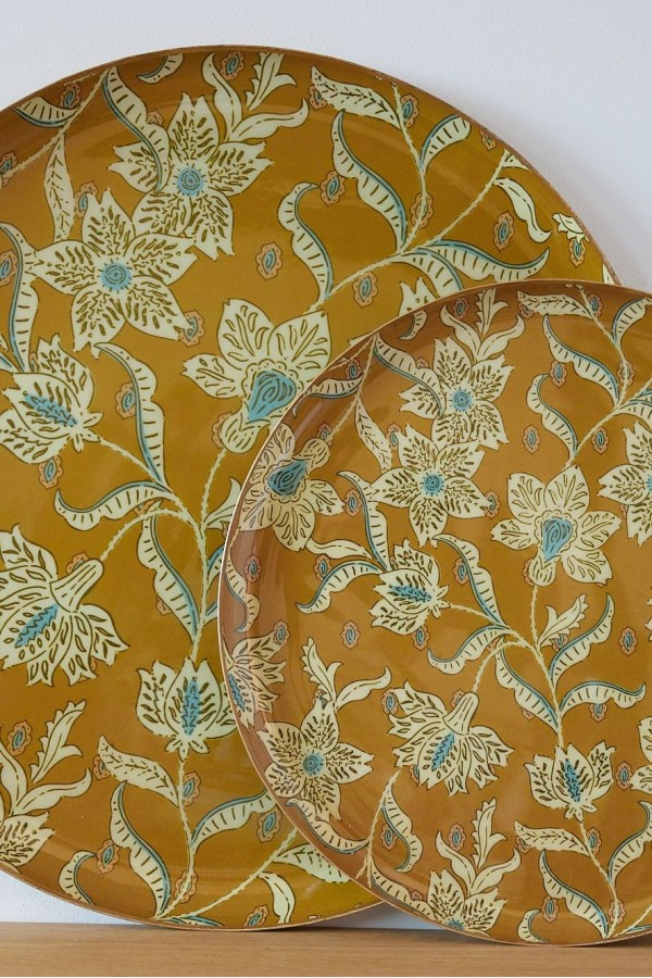 Plateau Rondo 30 cm - Lotus Absynthe - Bonheur du Jour