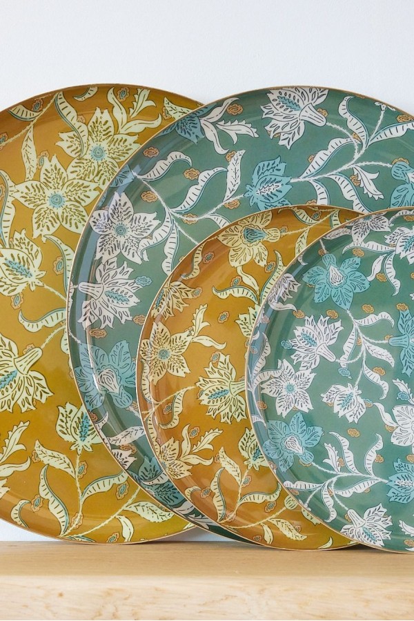Plateau Rondo 40 cm - Lotus Vert - Bonheur du Jour