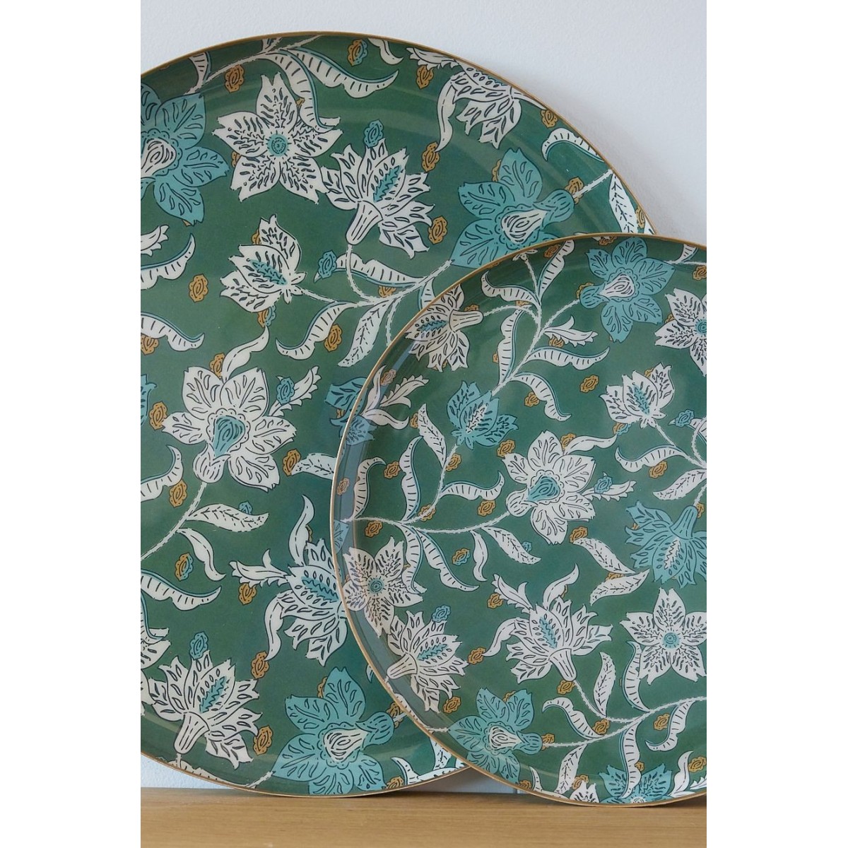 Plateau Rondo 40 cm - Lotus Vert - Bonheur du Jour