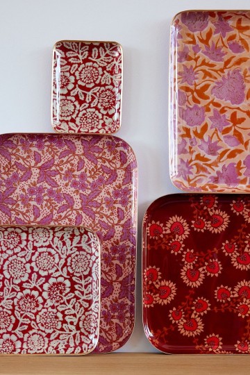 Tray Tiny - Kamala Grenat - Bonheur du Jour