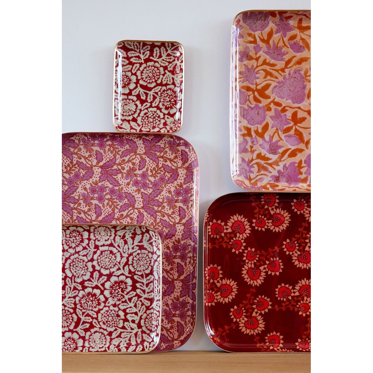 Tray Tiny - Kamala Grenat - Bonheur du Jour