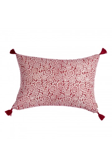 Housse de coussin - Kamala Grenat