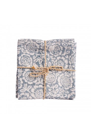 Lot de 2 Serviettes de Table - Kamala Bleu