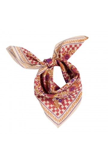 Foulard Indien Enfant - Amaia Bois de rose