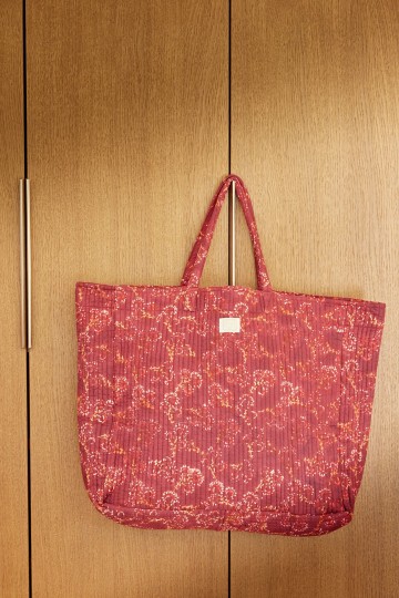 Shopper Bag - Osaka Grenat - Bonheur du Jour