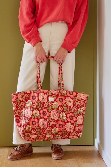 Trotter Bag - Bengale Burgundy - Bonheur du Jour