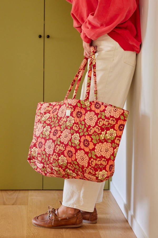 Sac Trotter - Bengale Bordeaux - Bonheur du Jour