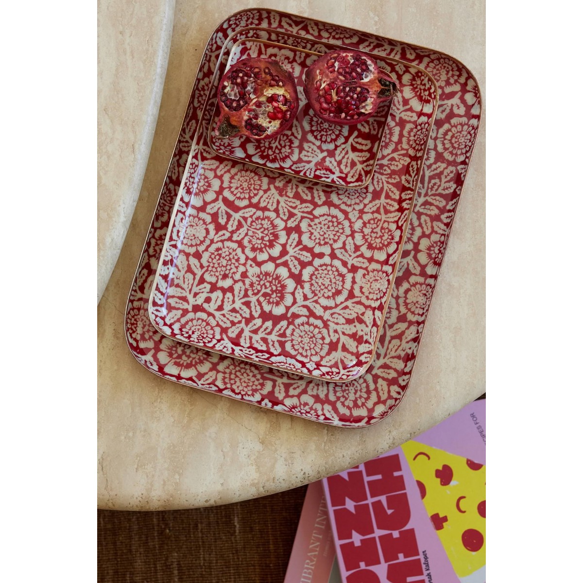 Plateau Tiny - Kamala Grenat - Bonheur du Jour