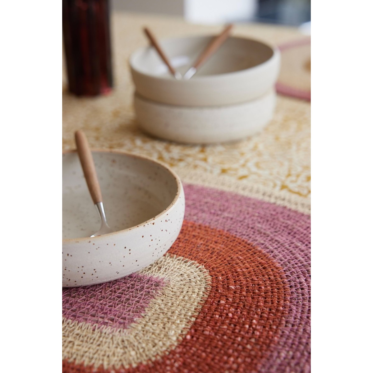 Set de table en jonc de mer Mada - Malaga - Bonheur du Jour