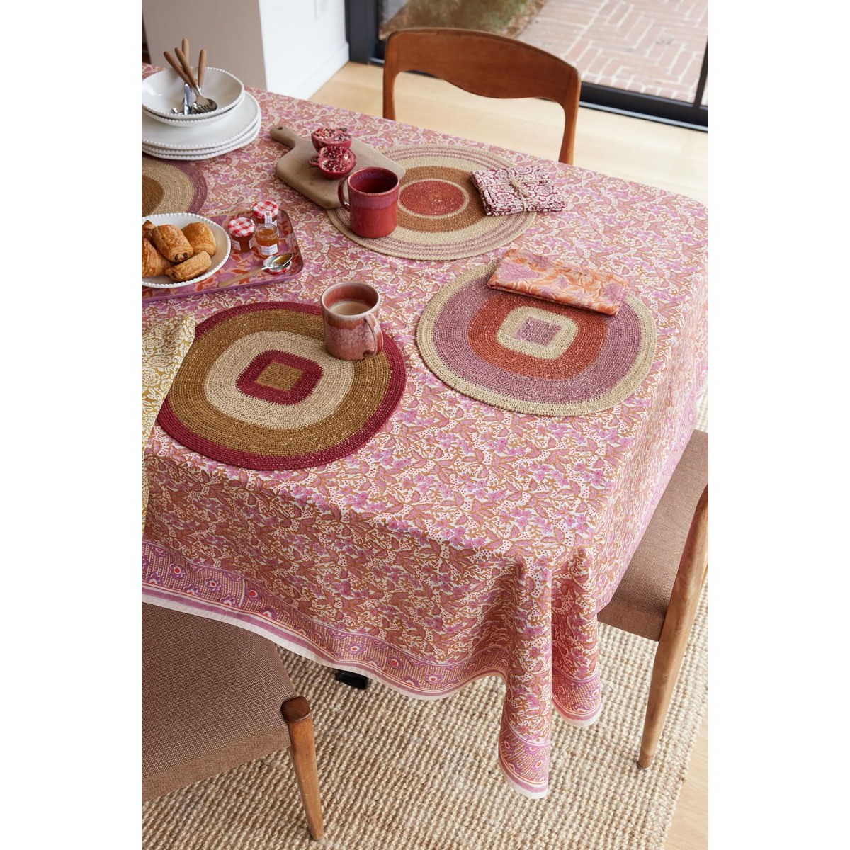 Set de table en jonc de mer Mada - Malaga - Bonheur du Jour