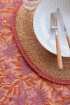 Set de table Mada - Corail Rose - Bonheur du Jour