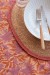 Place Mat Mada - Corail Rose - Bonheur du Jour