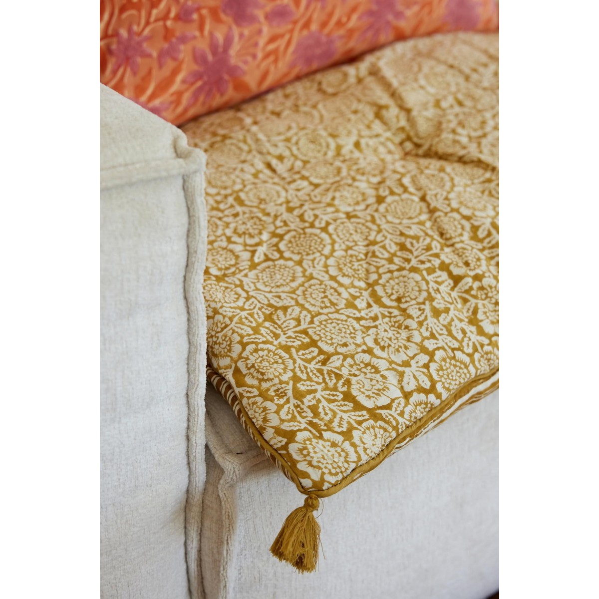 Sofa Cover - Kamala Absynthe - Bonheur du Jour