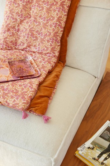 Sofa Cover - Nerhu Green - Bonheur du Jour