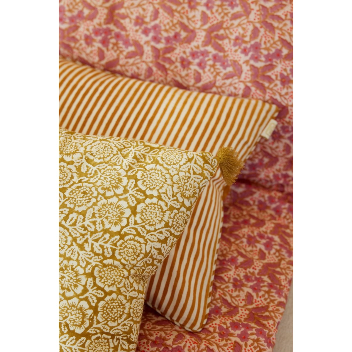 Sofa Cover - Nerhu Green - Bonheur du Jour