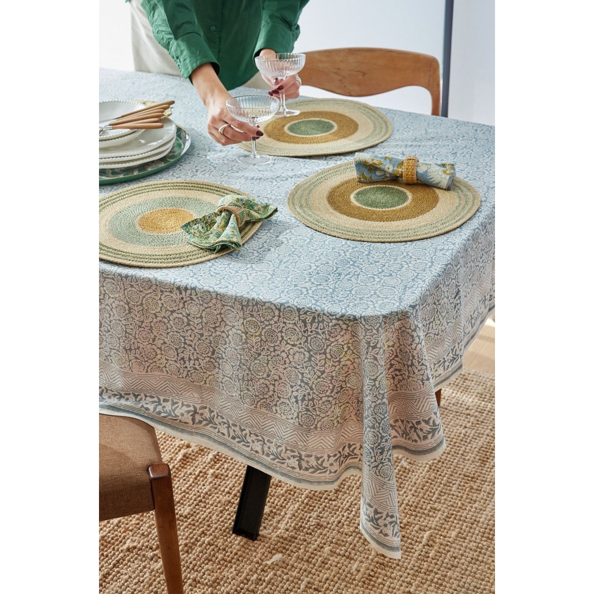 Nappe - Kamala Bleu - Bonheur du Jour