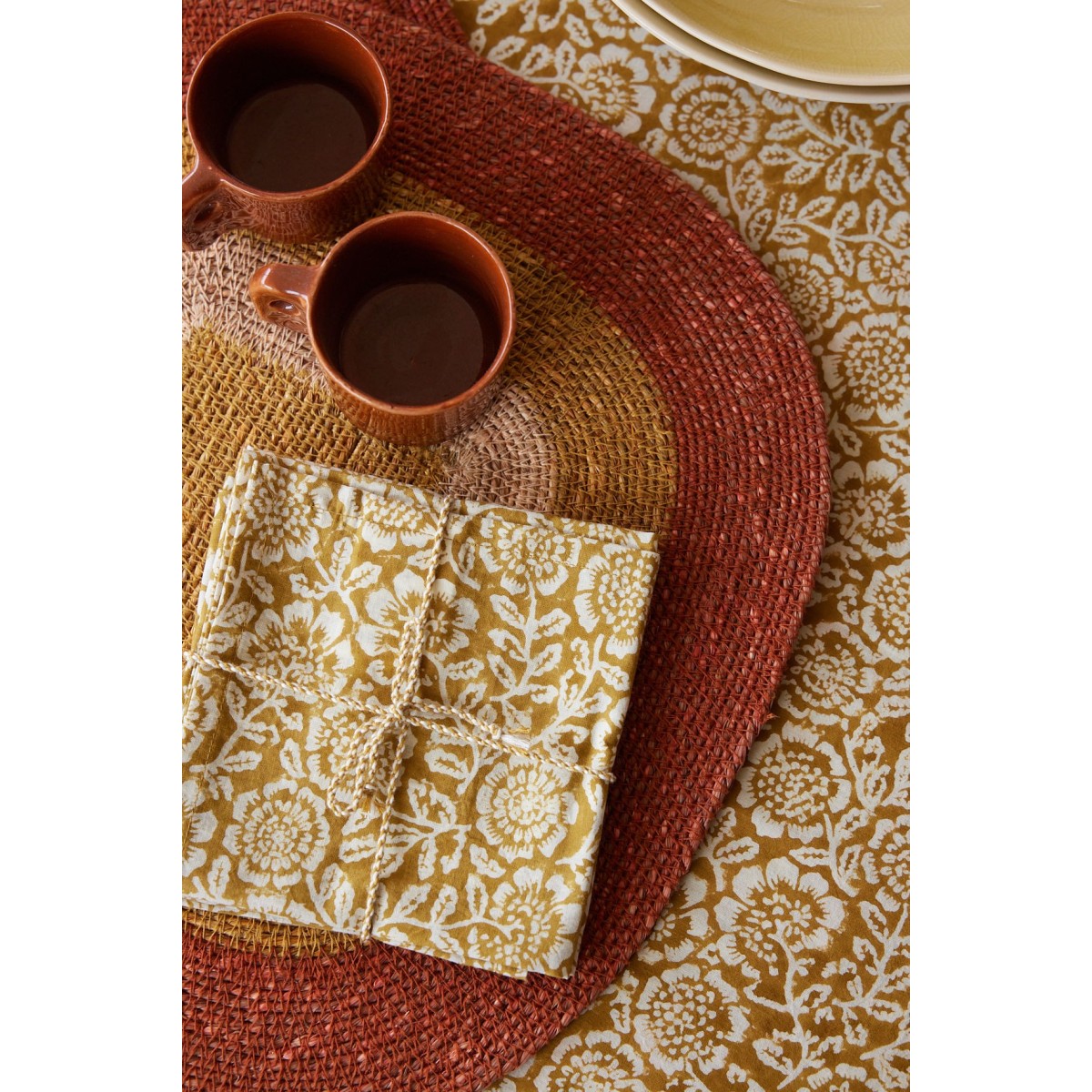 Set of 2 Napkins - Kamala Absynthe - Bonheur du Jour