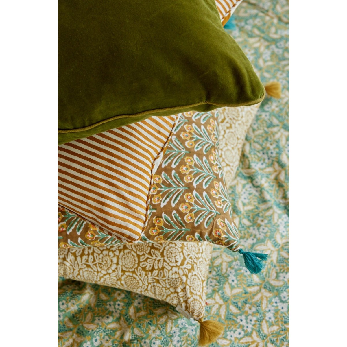 Cushion Cover - Mahal Bronze - Bonheur du Jour