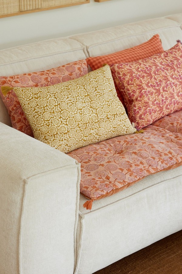 Housse de coussin - Kamala Absynthe - Bonheur du Jour