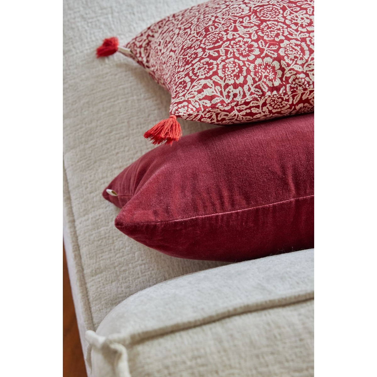 Housse de coussin - Kamala Bleu - Bonheur du Jour