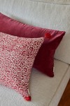 Cushion Cover - Kamala Grenat - Bonheur du Jour