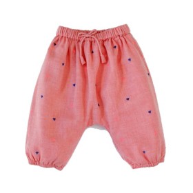 Embroidered pants Willy Triangles Orange/Pink